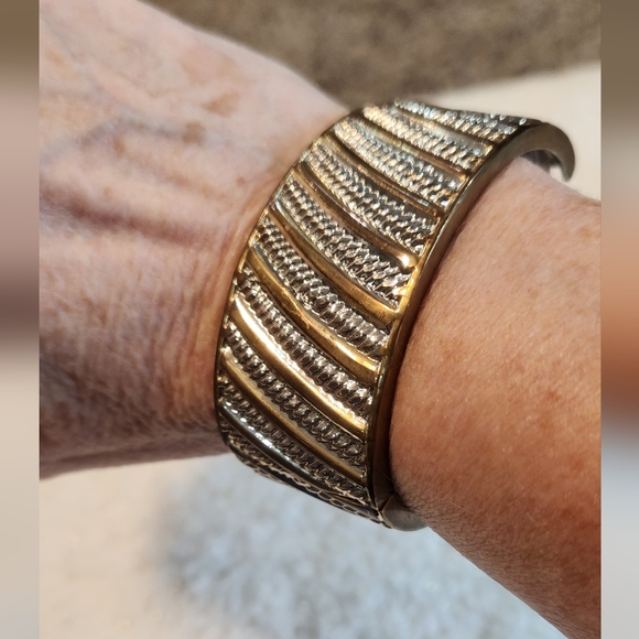 Goldtone Cuff Bracelet - Picture 4 of 4
